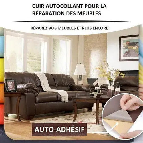 Self-Adhesive Patches RénoCuir - Leather Repair Kit