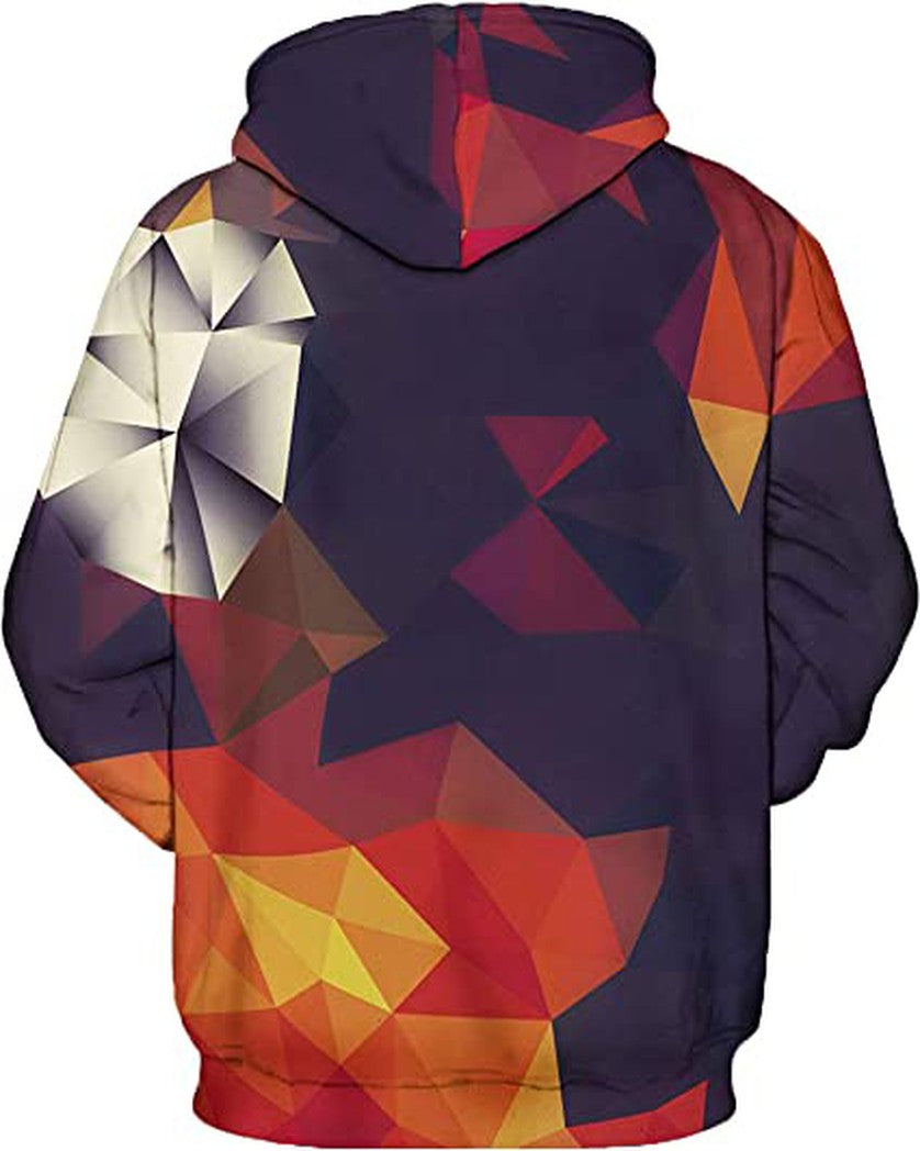 Sweat à capuche élégant avec impression 3D réaliste