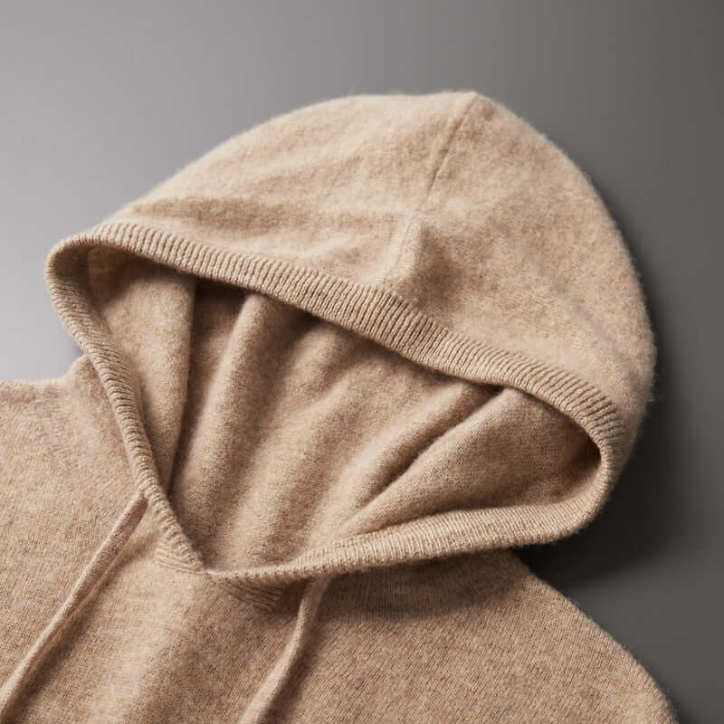 Sweat à capuche en maille pour homme - Doux, élégant et chaud