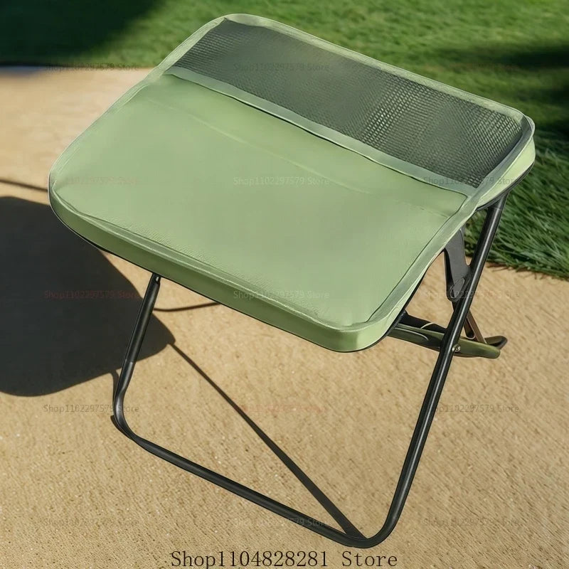Tabouret de camping trépied pliable
