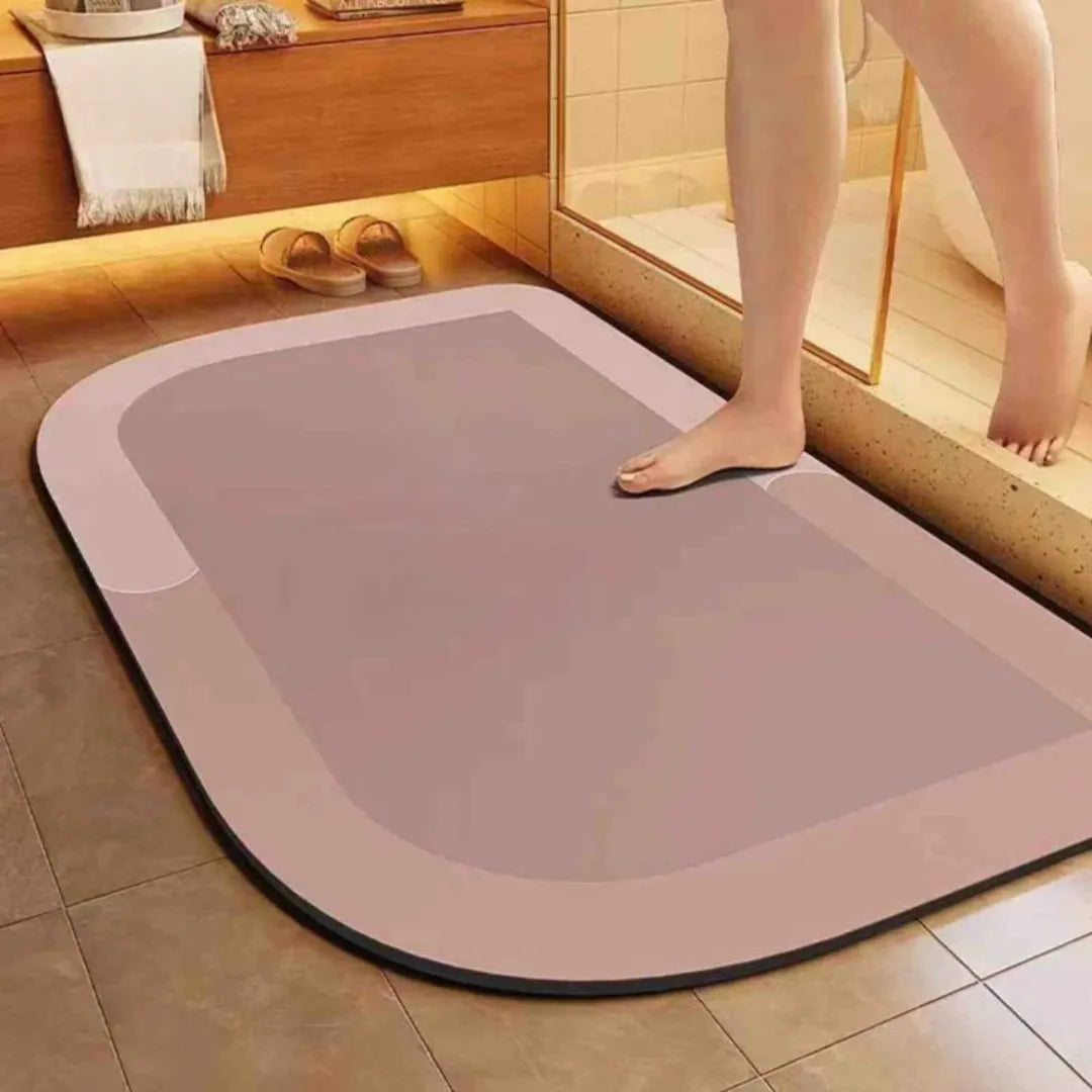 Tapis de bain à séchage rapide et antidérapant