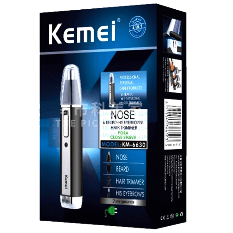 Tondeuse électrique rechargeable cheveux et barbe 4 en 1