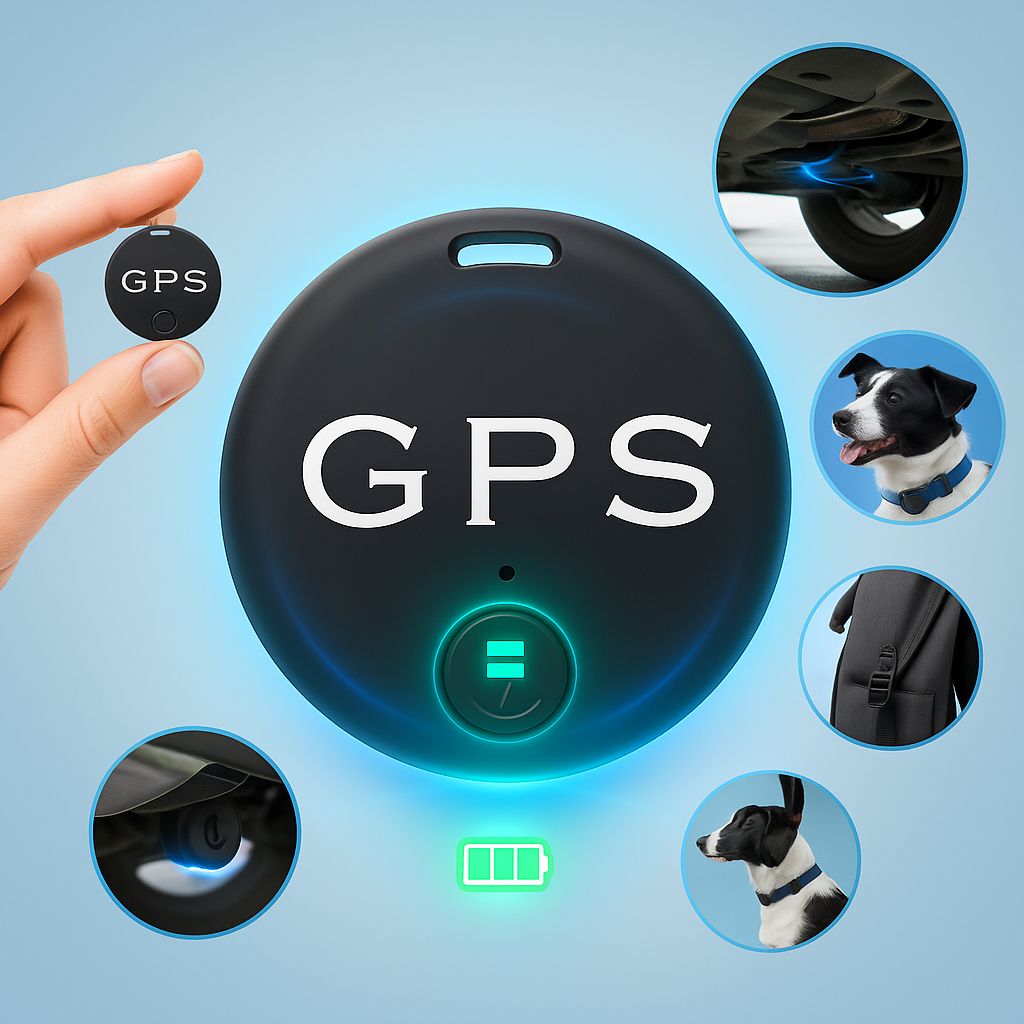 Traceur GPS magnétique pour voitures et animaux de compagnie