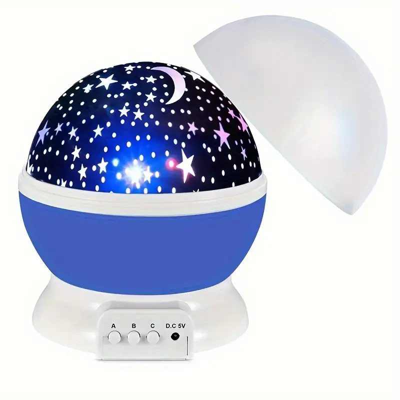 Veilleuse projecteur d'étoiles avec musique et projection apaisante du ciel étoilé