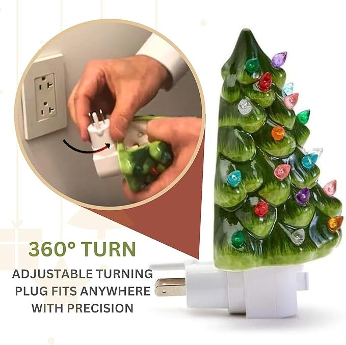 Veilleuse sapin de Noël