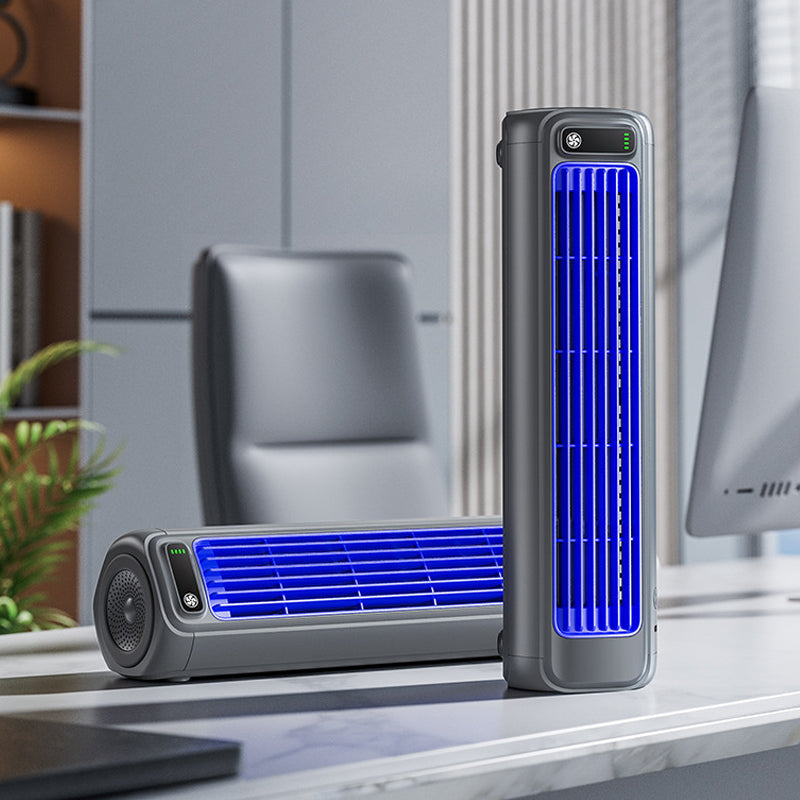 Ventilateur colonne rafraîchisseur d'air portable et rechargeable