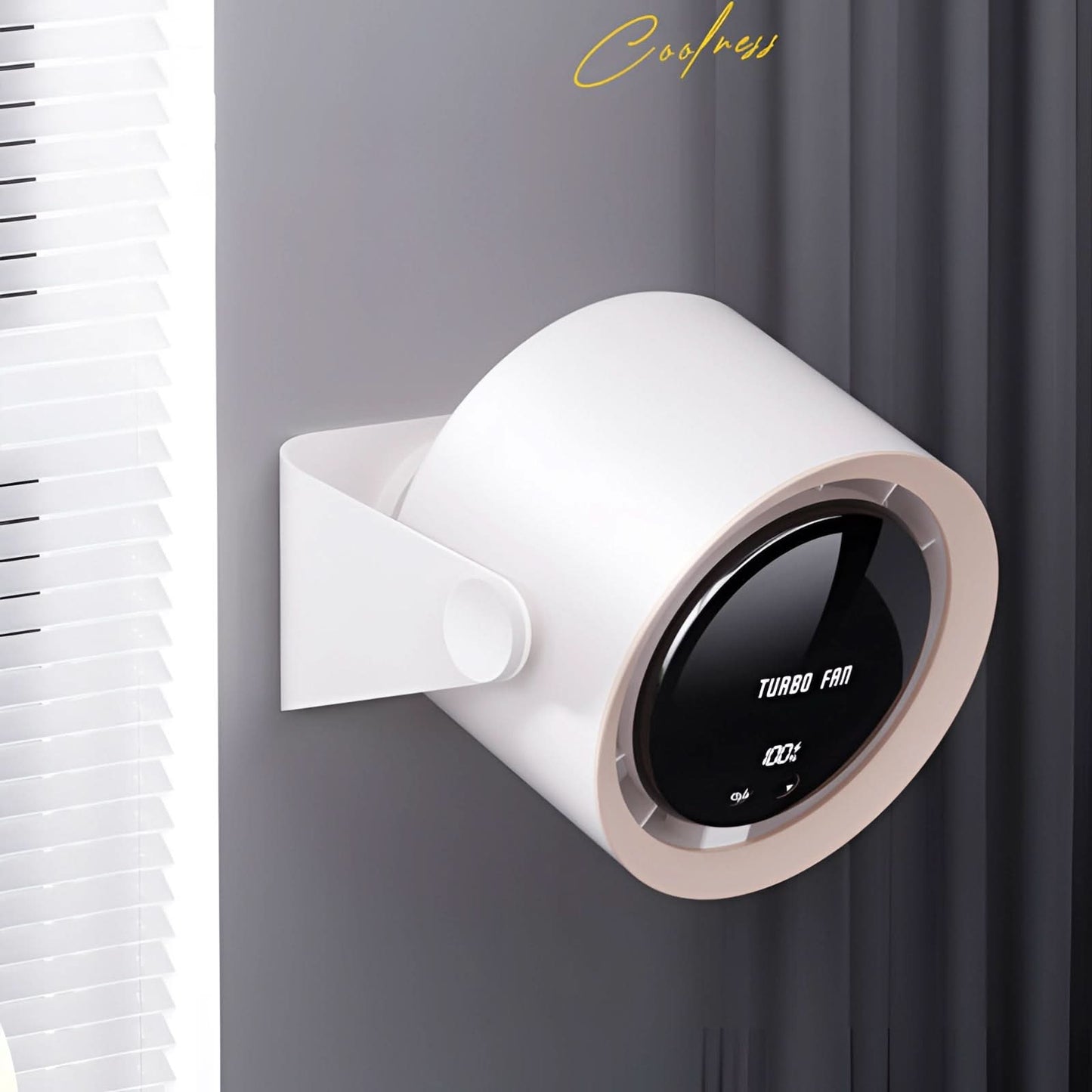 Ventilateur turbo sans pales avec écran LED et refroidissement silencieux