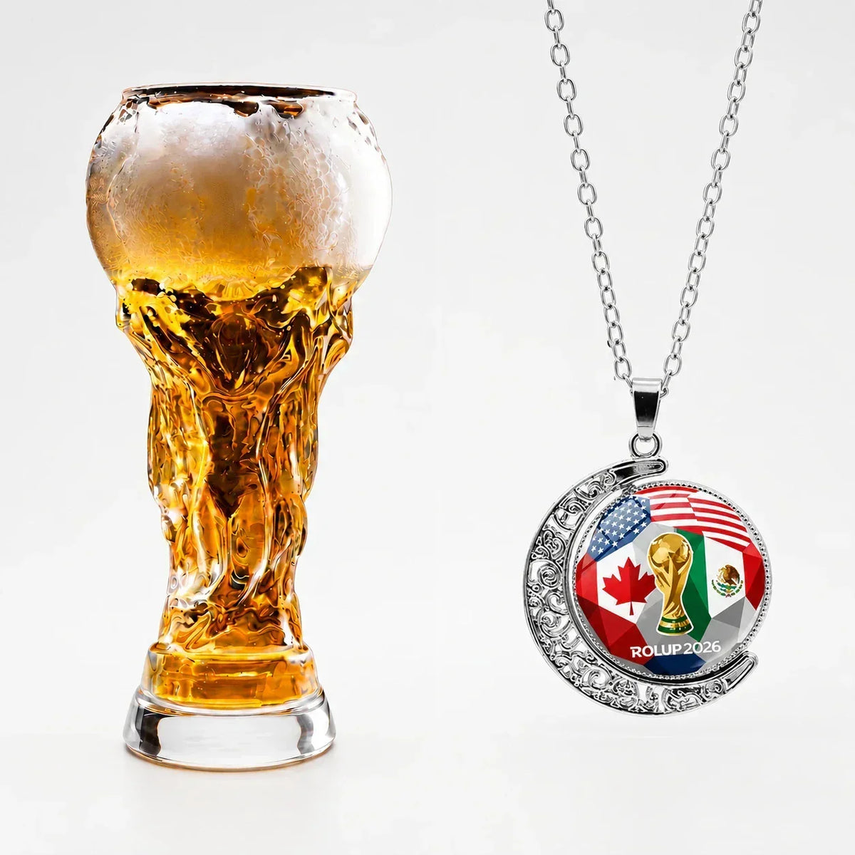 Verre de collection au design Coupe du monde – Verre cristal élégant pour les amateurs de football
