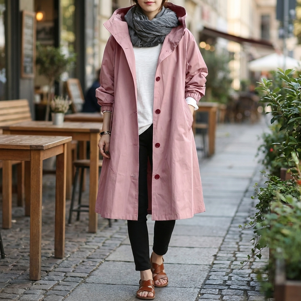 Veste de pluie pour femme – Vêtement de pluie tendance pour les jours de pluie