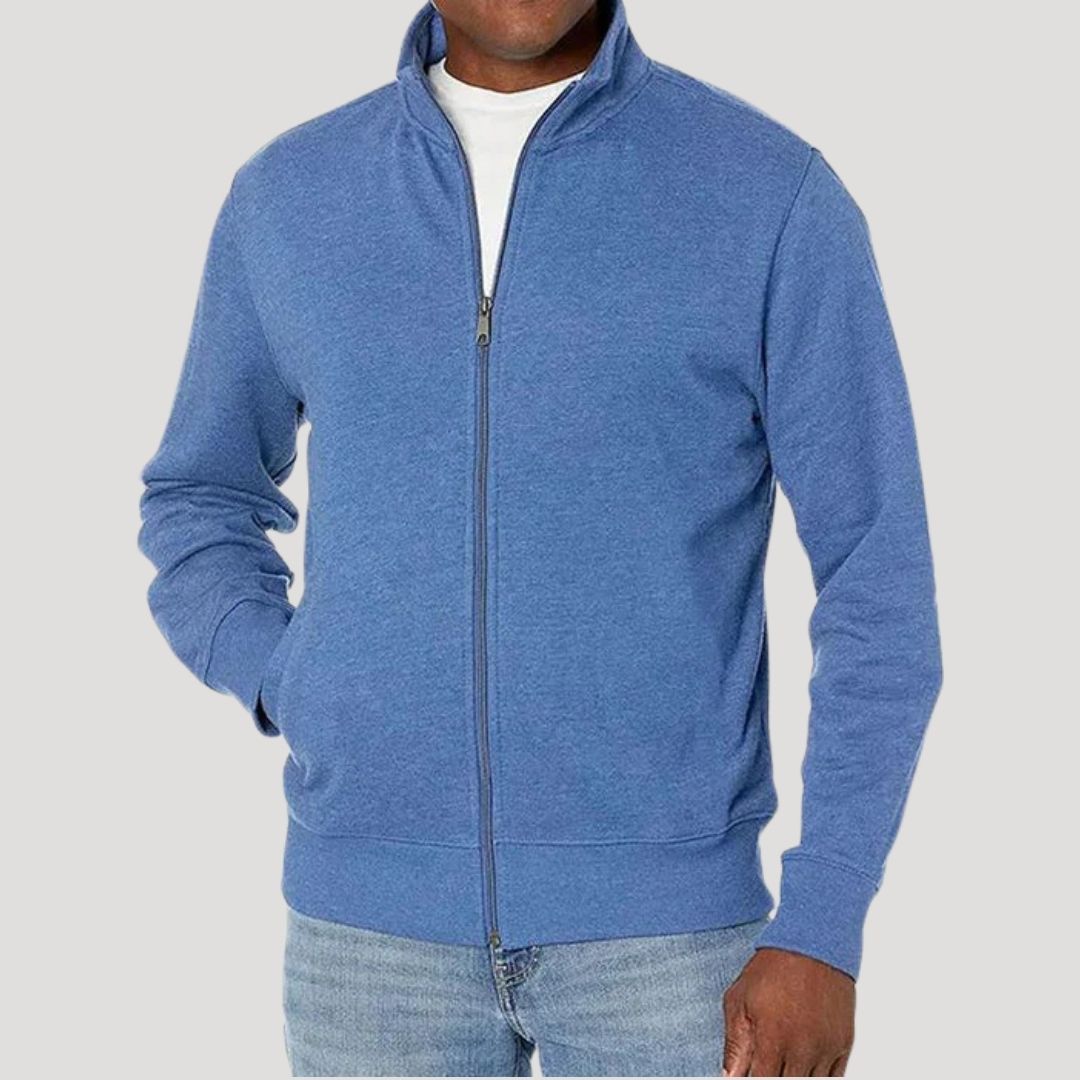 Veste légère de printemps zippée décontractée pour homme