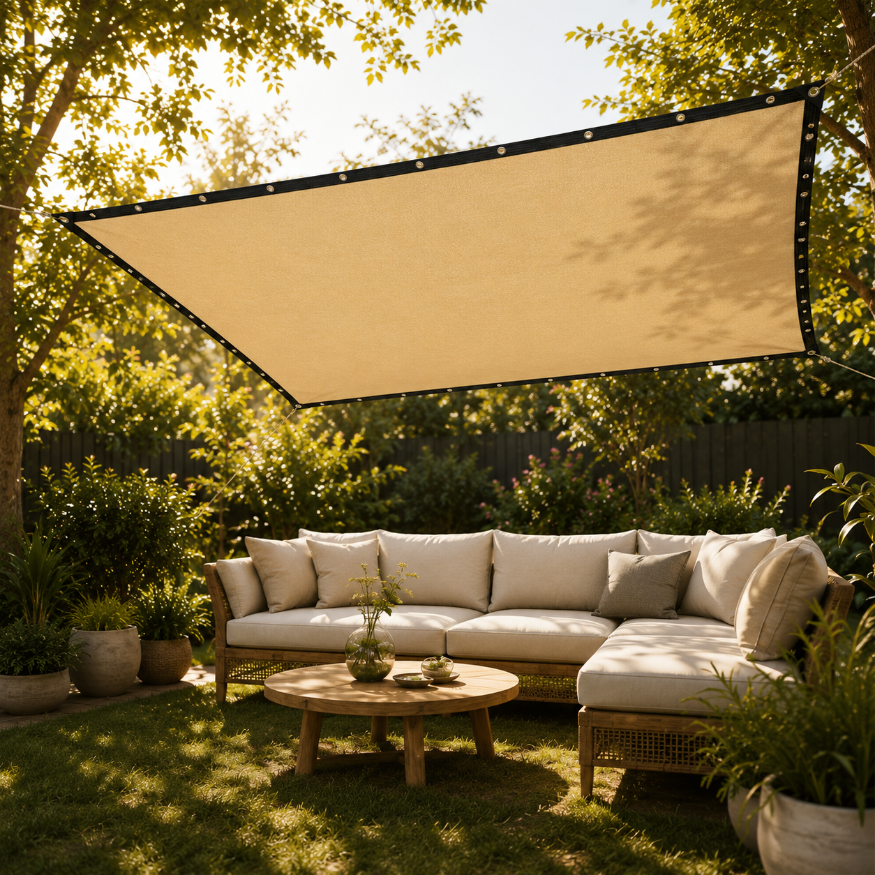 Voile d'ombrage rectangulaire