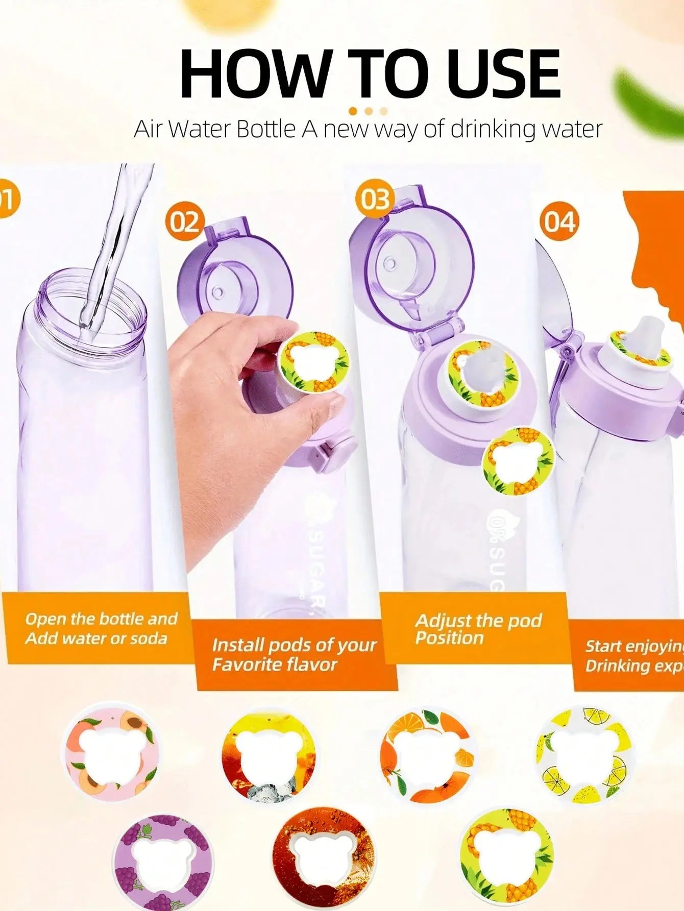 5 Pack of Air Up Pods (Flavored)