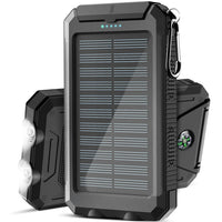 Batterie externe solaire portable et étanche IP67