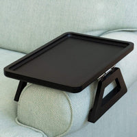 Tablette de bras clip en bambou réglable