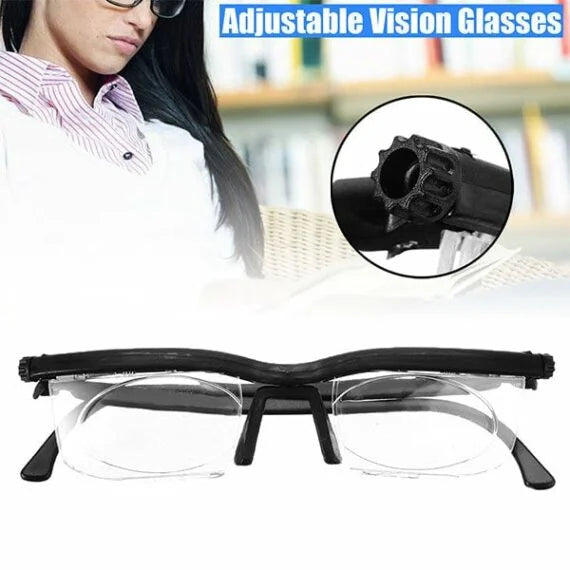 Adjustable Focus Glasses for Near and Far Sight