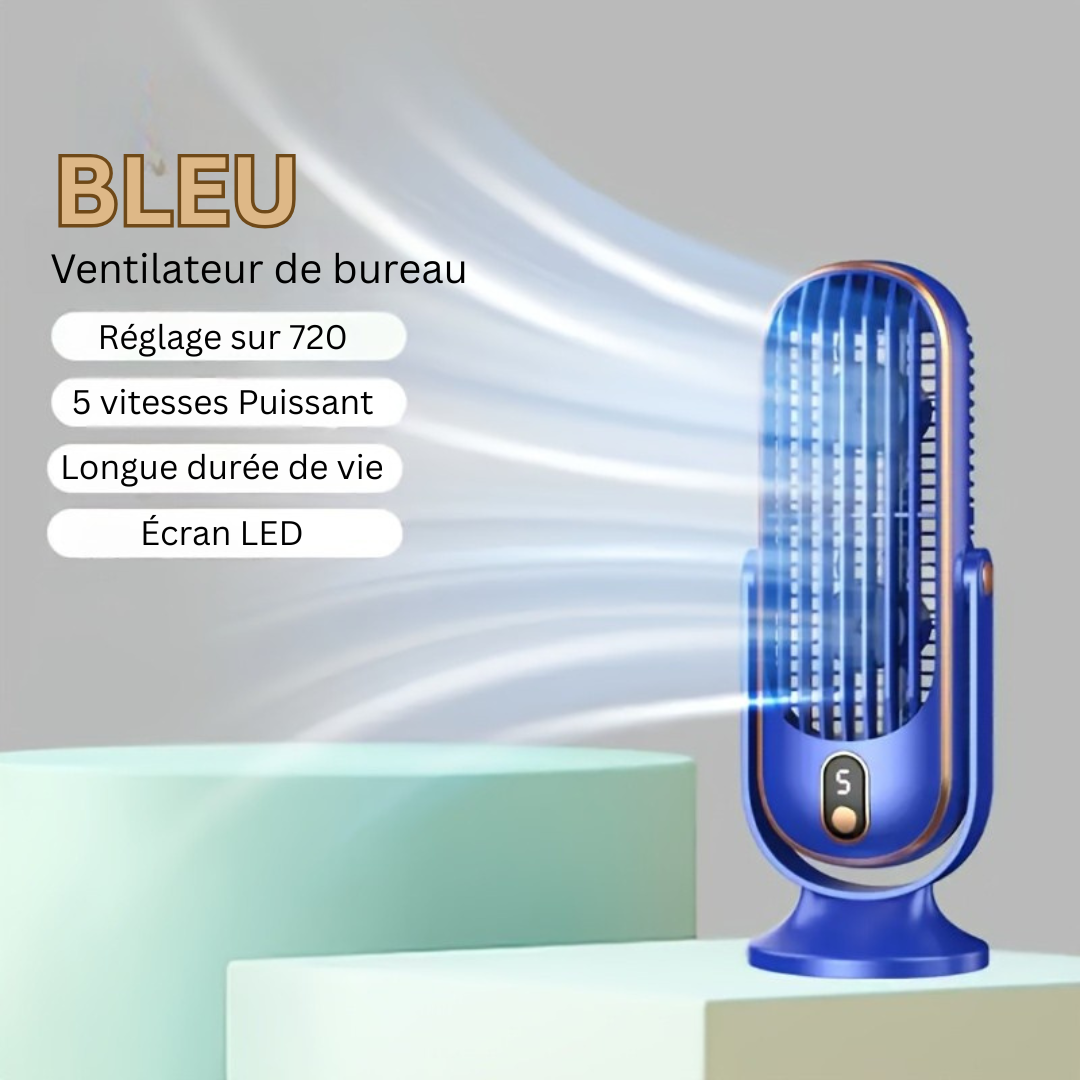 AeroLux Elite Cooling Fan | Dual Motor, 720° Rotation, USB Rechargeable & Ultra Quiet for Ultimate Comfort Anywhere