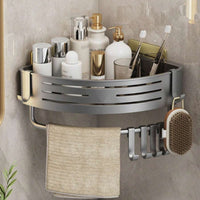 Étagère d'angle pour douche en aluminium