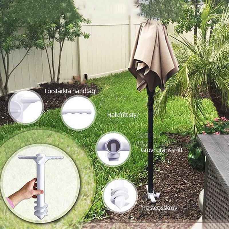 Ancre de parasol de plage - résistante au vent et durable