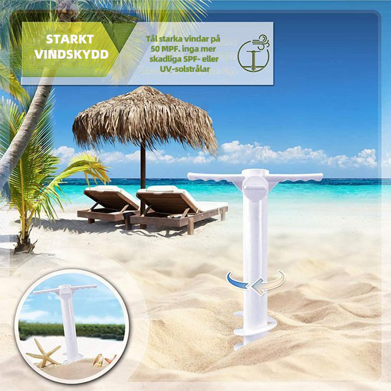Ancre de parasol de plage - résistante au vent et durable