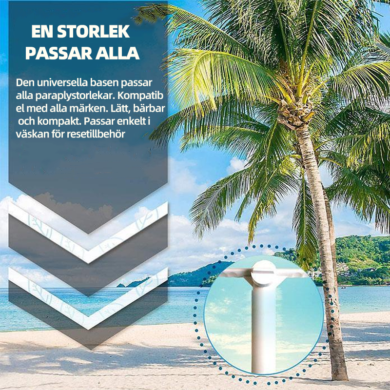 Ancre de parasol de plage - résistante au vent et durable