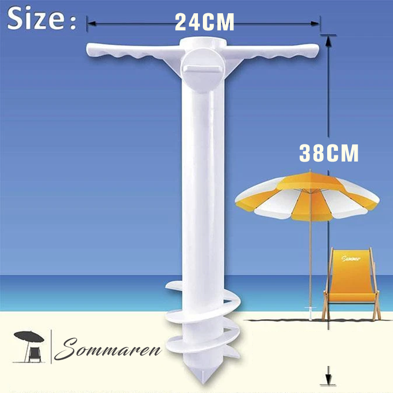 Ancre de parasol de plage - résistante au vent et durable