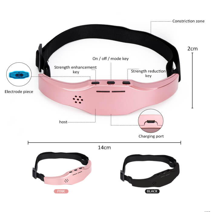 Appareil de massage crânien portable pour le soulagement des maux de tête et de la migraine avec technologie TENS avancée
