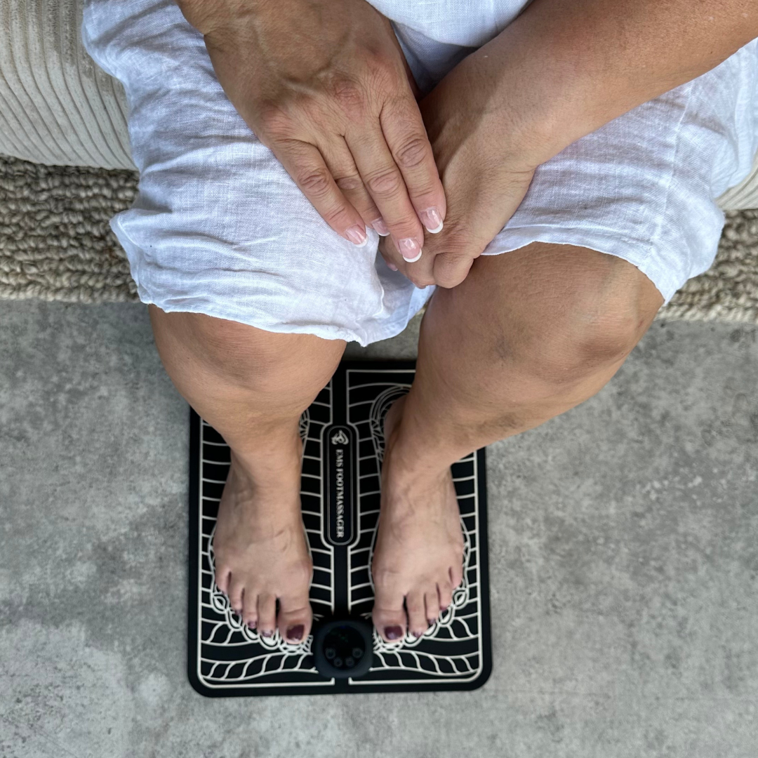 Appareil de massage des pieds EMS pour soulagement de la douleur - thérapie et récupération