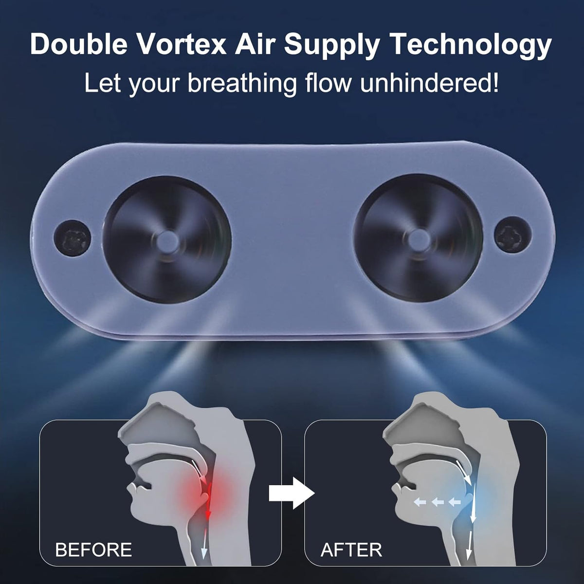 Appareil micro CPAP anti-apnée du sommeil - Anti-ronflement