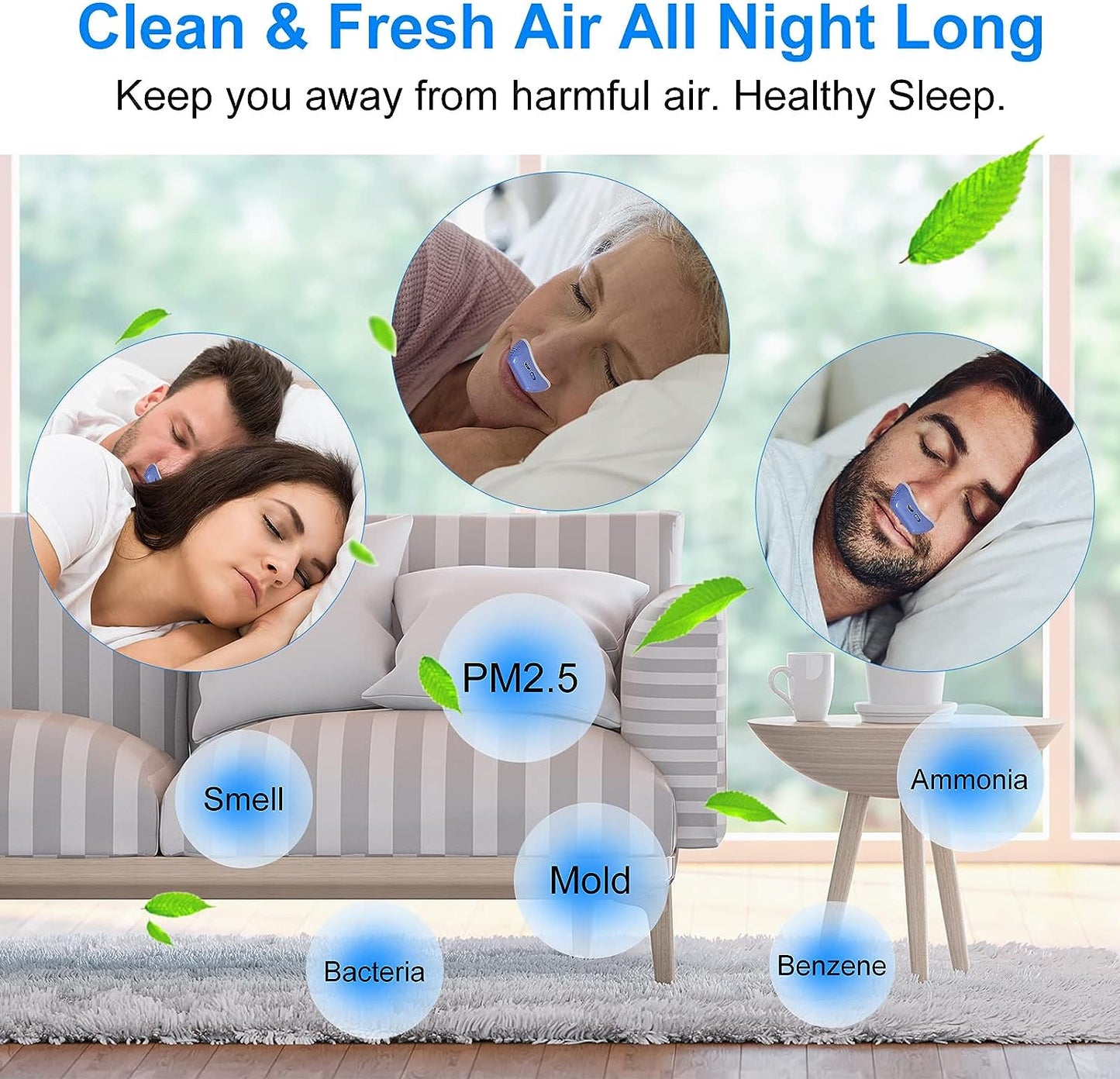 Appareil micro CPAP anti-apnée du sommeil - Anti-ronflement