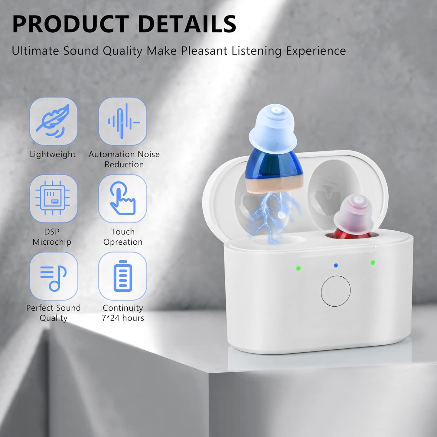 Appareils auditifs invisibles, rechargeables et ultra-discrets