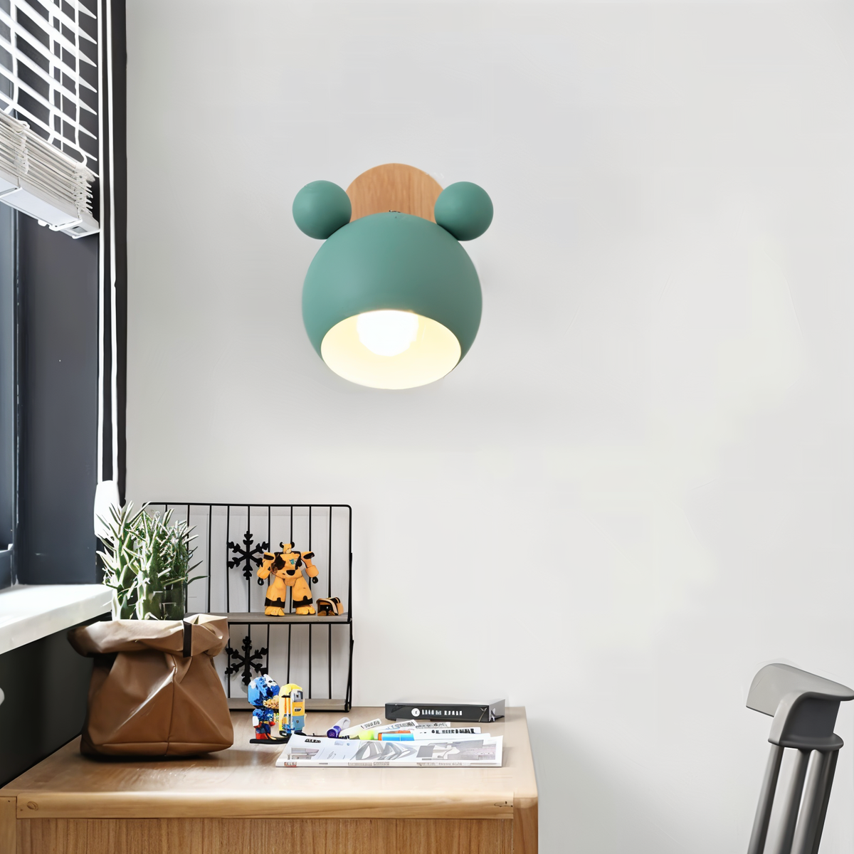 Applique murale au design moderne et ludique