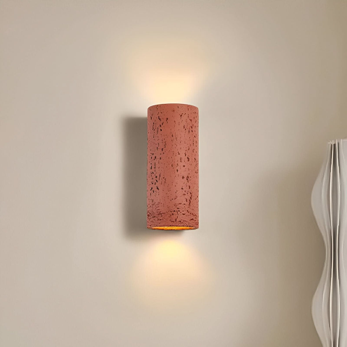 Applique murale cylindrique LED – Lot de 2