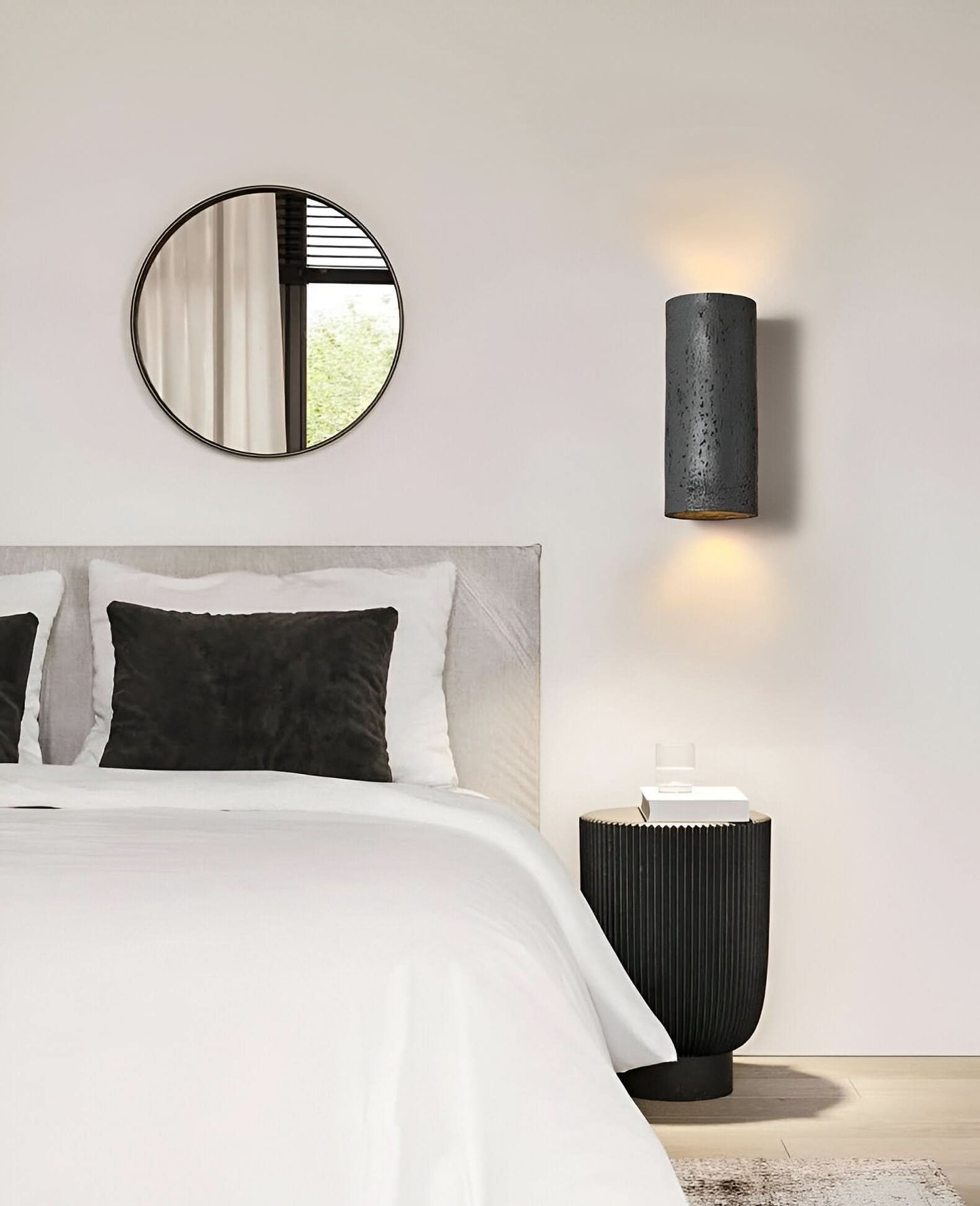 Applique murale cylindrique LED – Lot de 2