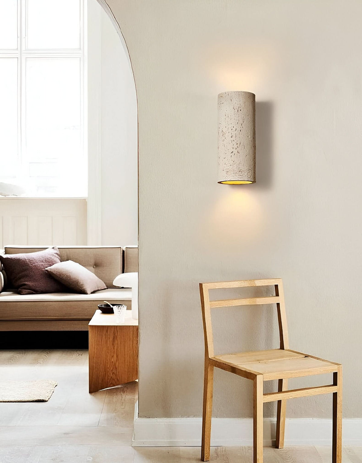 Applique murale cylindrique LED – Lot de 2