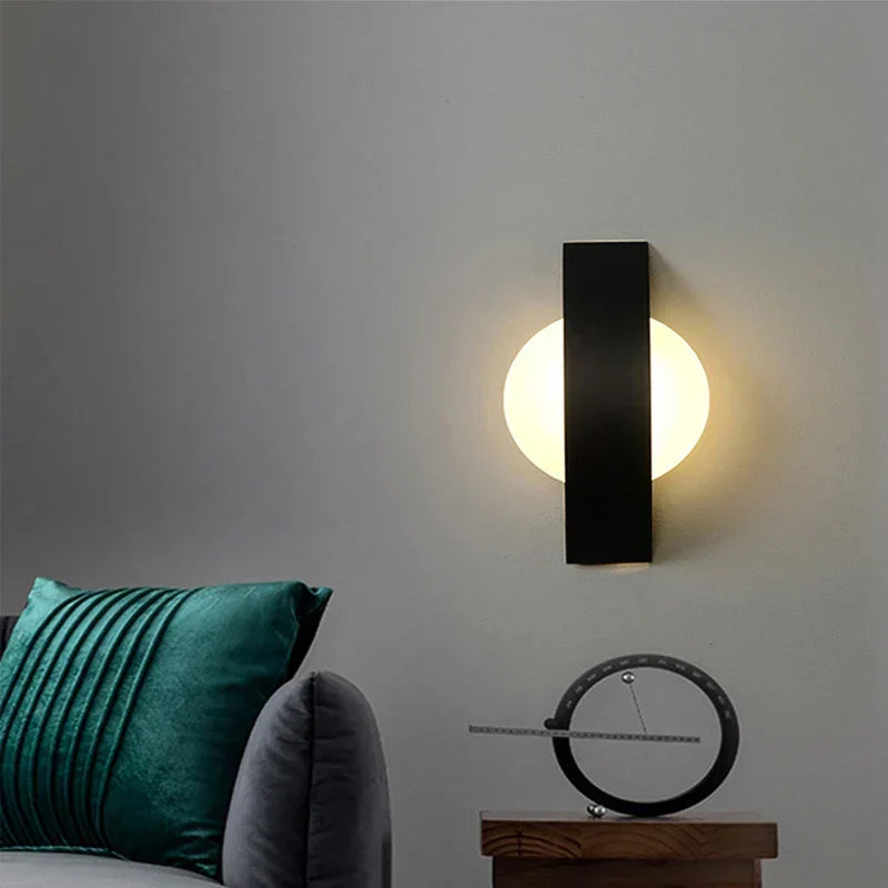 Applique murale en acrylique | Design minimaliste pour éclairage d'ambiance