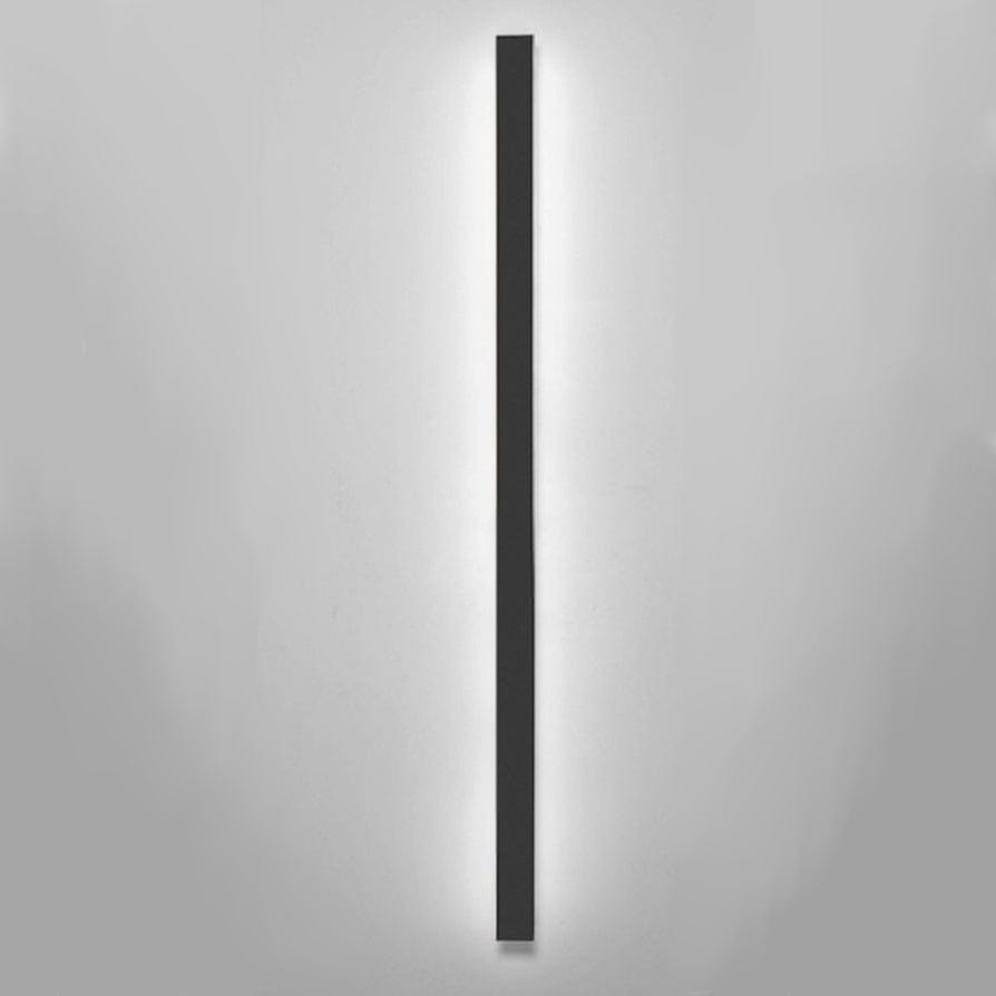 Applique murale extérieure moderne en aluminium avec rétroéclairage