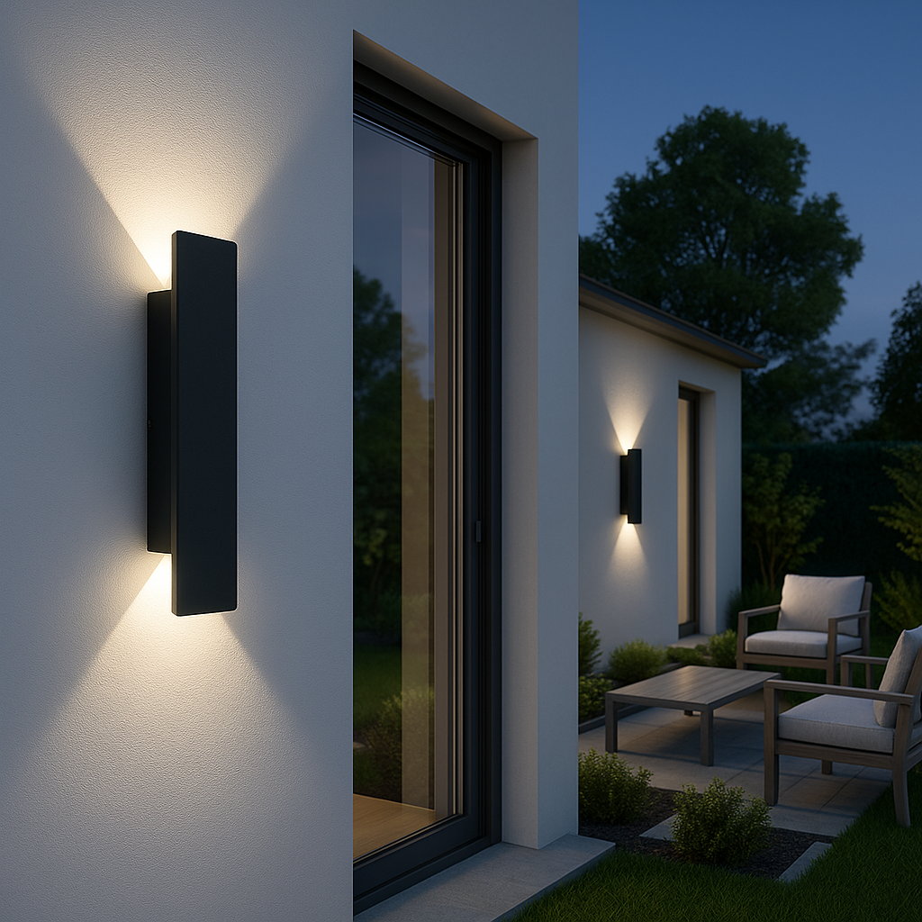 Applique murale LED extérieure Streamline – Étanche IP65 – Disponible en 4 tailles