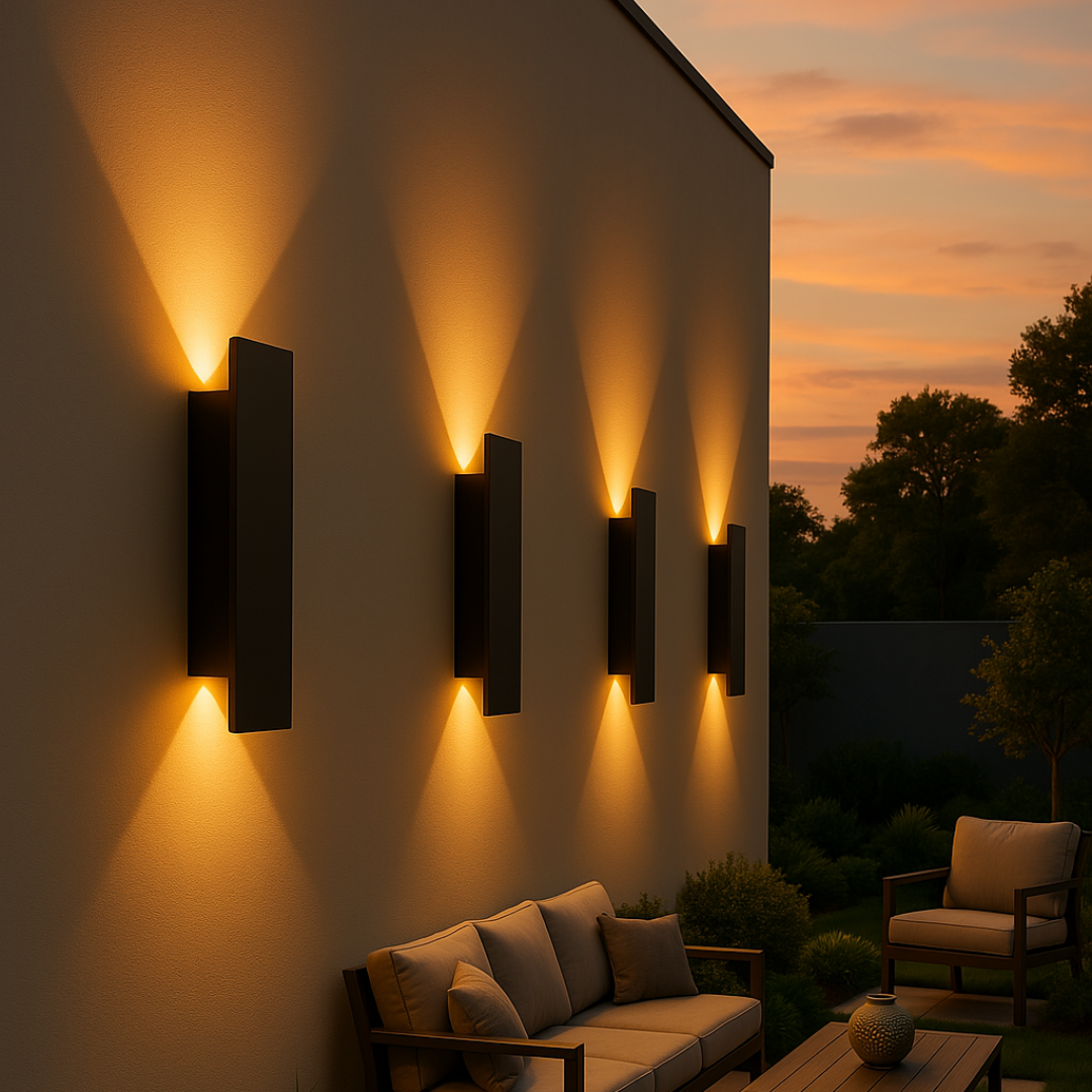 Applique murale LED extérieure Streamline – Étanche IP65 – Disponible en 4 tailles