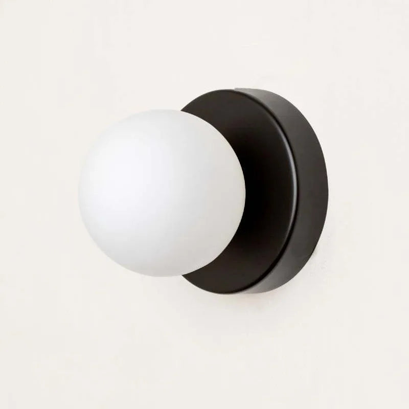 Applique murale LED Macaron en verre teinté, design moderne