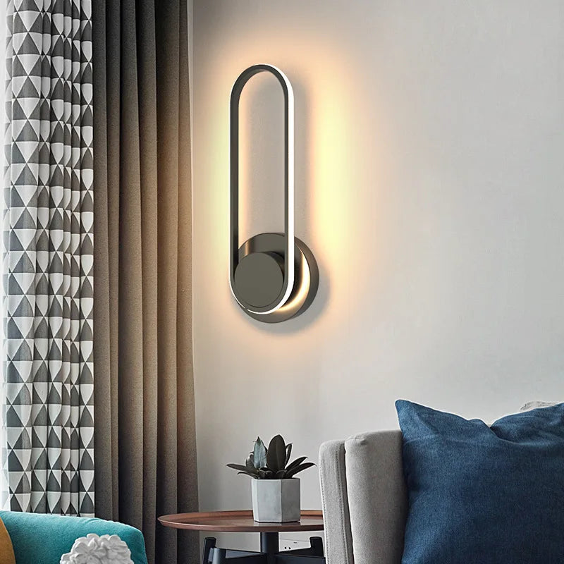 Applique murale LED moderne - applique en aluminium orientable à 330°