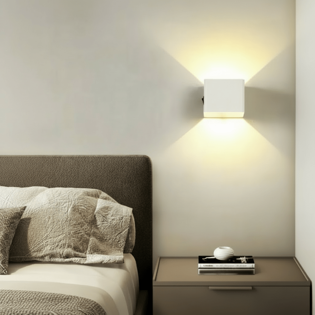 Applique murale LED sans fil à faisceau lumineux réglable