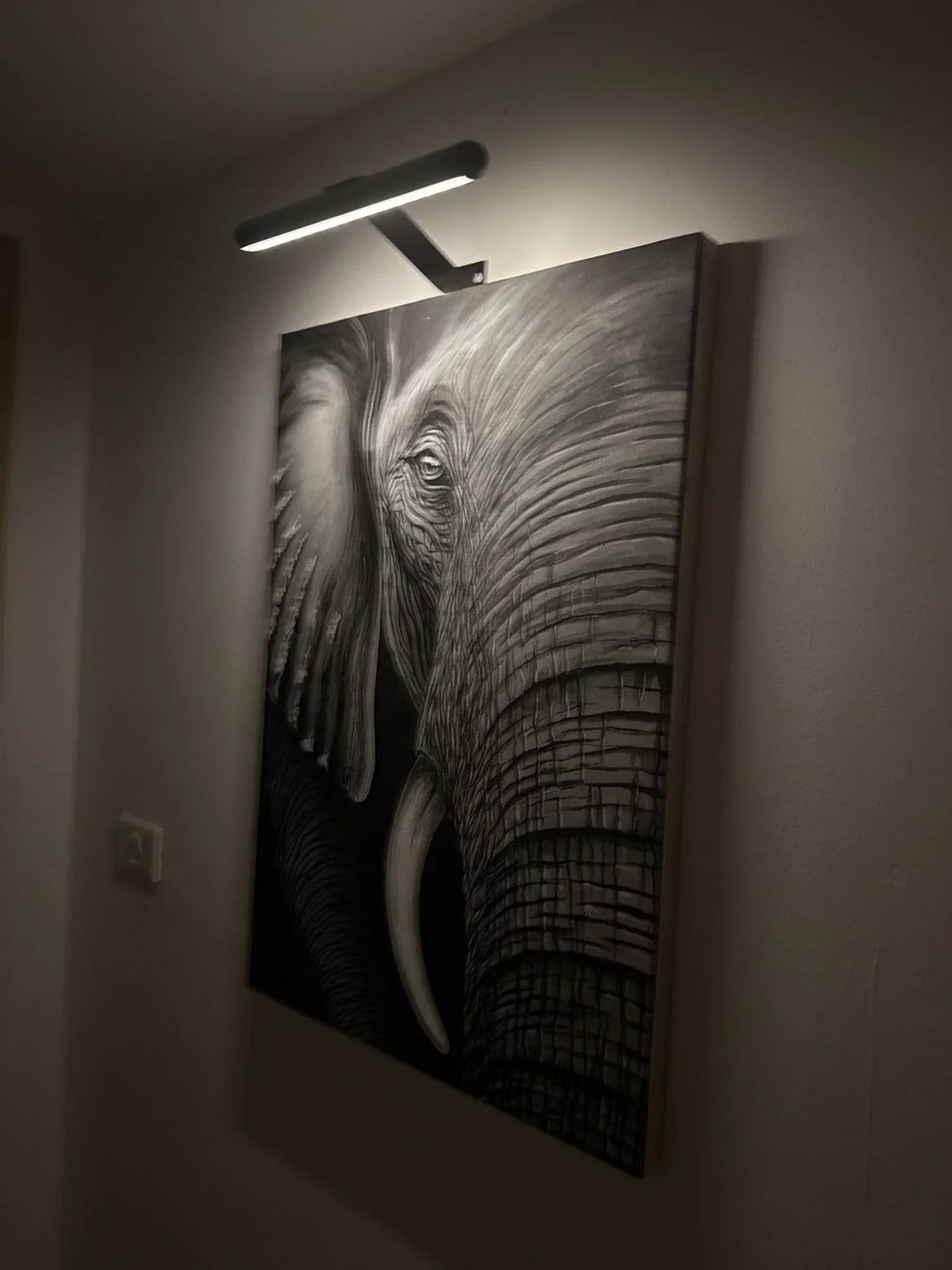 Applique murale LED sans fil pour tableau avec variateur