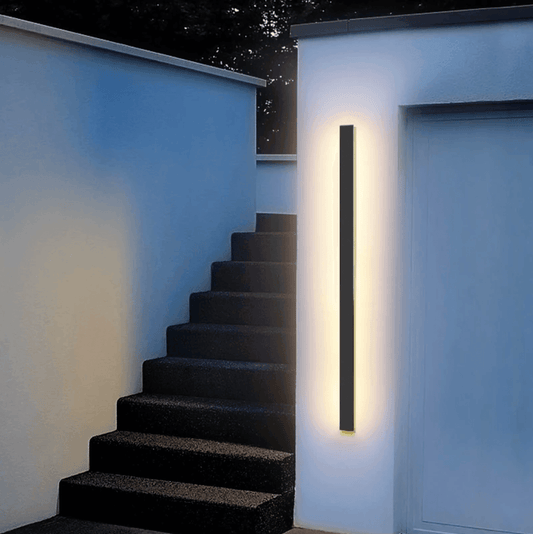 Applique murale LED verticale adhésive – éclairage extérieur élégant résistant aux intempéries