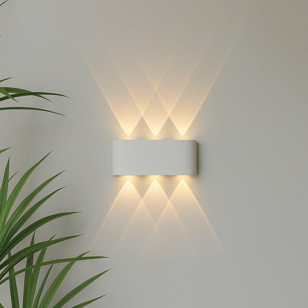 Applique murale moderne d'intérieur et d'extérieur – luminaire LED minimaliste
