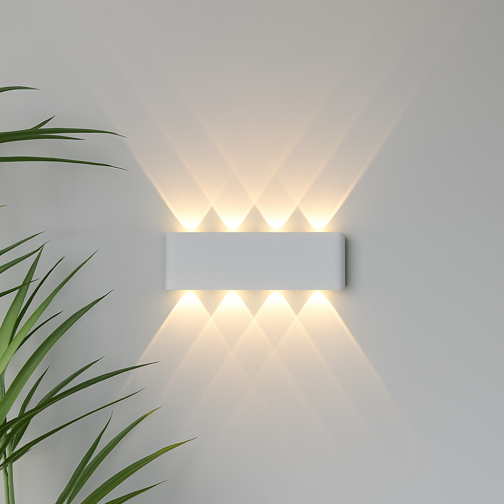 Applique murale moderne d'intérieur et d'extérieur – luminaire LED minimaliste