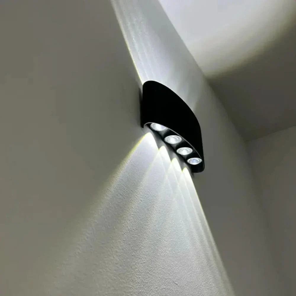Applique murale moderne d'intérieur et d'extérieur – luminaire LED minimaliste