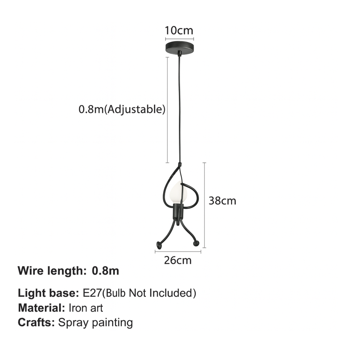 Applique murale unique: sculpture d'homme grimpant au design industriel, luminaire mural scandinave