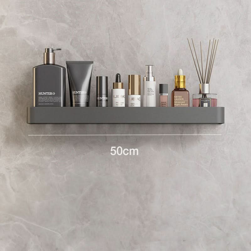 AQUASHELF – Elegant Wall Shelf for Bathroom with Towel Holder & Drill-Free Installation