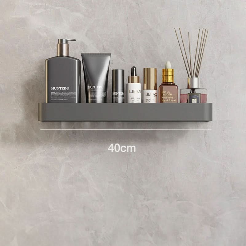 AQUASHELF – Elegant Wall Shelf for Bathroom with Towel Holder & Drill-Free Installation