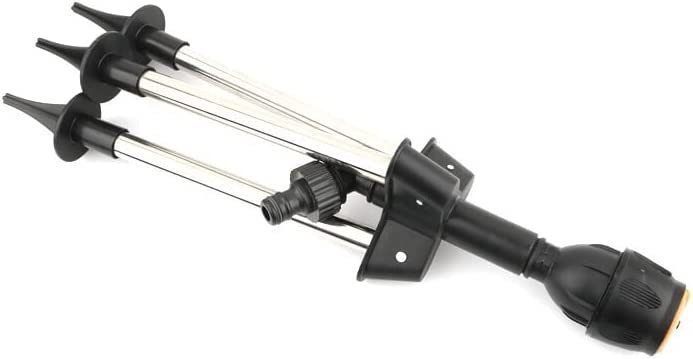 Arroseur de jardin rotatif automatique avec trépied télescopique